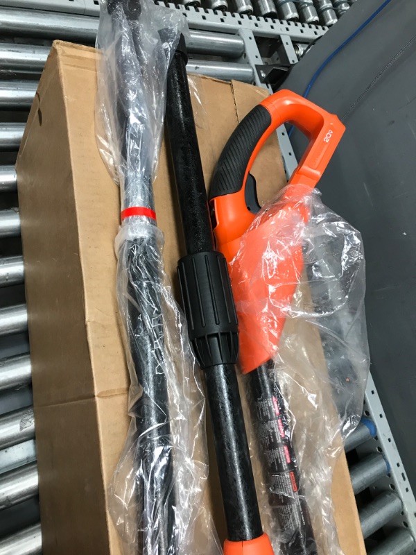 Photo 2 of 
BLACK+DECKER 20V MAX* POWERCONNECT 18 in. Cordless Pole Hedge Trimmer, Tool Only (LPHT120B)
Style:20V Hedge Trimmer (Tool Only)