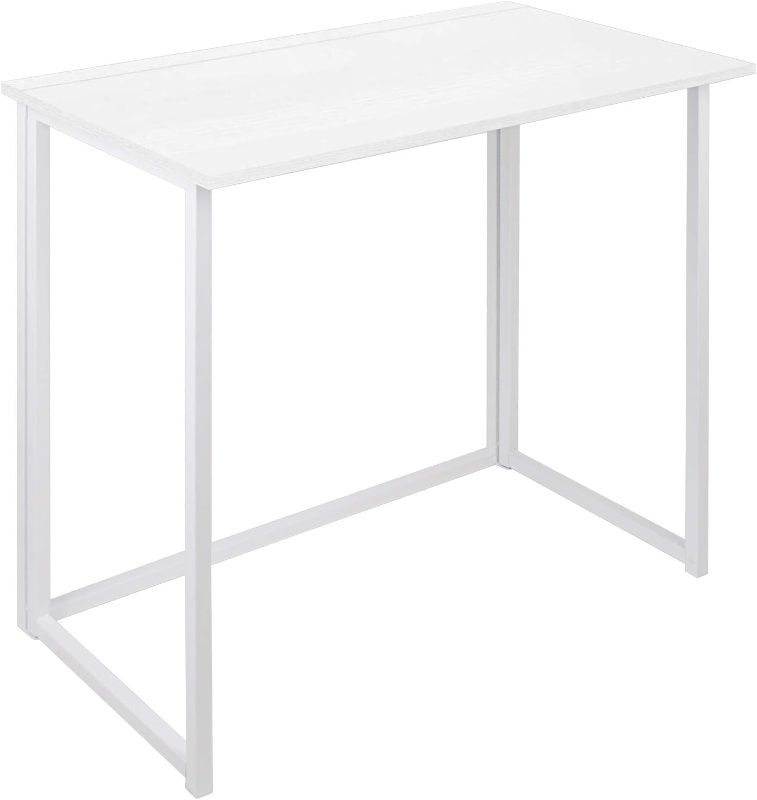 Photo 1 of Leopard Outdoor Products Folding Computer Desk for Small Spaces, No-Assembly Space-Saving Home Office Desk, Foldable Computer Table, Laptop Table, Writing...
Color:White