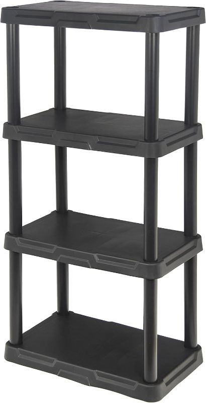 Photo 1 of *SIMILAR TO STOCK PHOTO* 4-Tier Light Duty Storage Shelf, 50lbs/Shelf