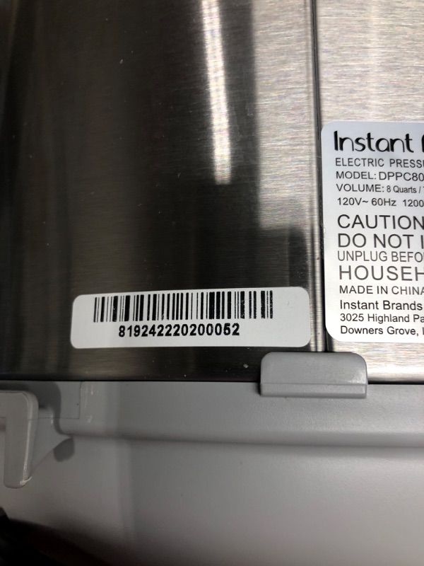 Photo 3 of Instant Pot Duo Plus, 8-Quart Whisper Quiet 9-in-1 Electric Pressure Cooker, Slow Cooker, Rice Cooker, Steamer, Sauté, Yogurt Maker, Warmer & Sterilizer, App With Over 800 Recipes, Stainless Steel 8QT Duo Plus