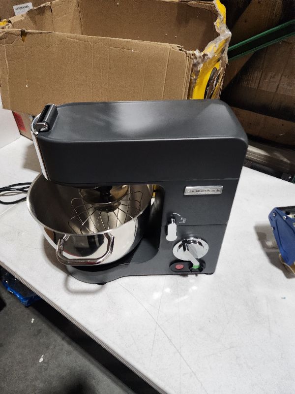 Photo 2 of **PARTS ONLY/NON-REFUNDABLE***
Hamilton Beach Commercial CPM800 8 Quart Stand Mixer, Die-Cast Aluminum, Black