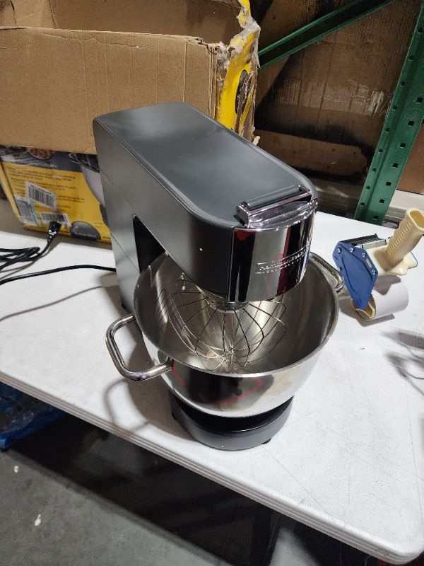 Photo 3 of **PARTS ONLY/NON-REFUNDABLE***
Hamilton Beach Commercial CPM800 8 Quart Stand Mixer, Die-Cast Aluminum, Black