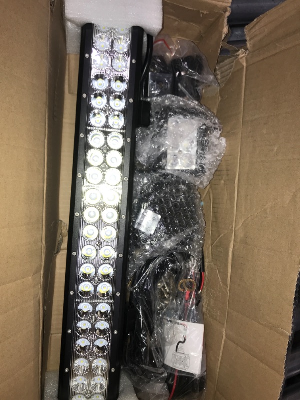 Photo 2 of Nilight - ZH002 20Inch 126W Spot Flood Combo Led Off Road Led Light Bar 2PCS 18w 4Inch Spot LED Pods With 16AWG Wiring Harness Kit-3 Lead, 2 Years Warranty