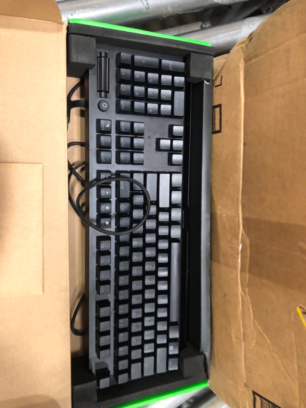 Photo 1 of **READ NOTES BELOW*Razer BlackWidow V3 Mechanical Gaming Keyboard: Green Mechanical Switches