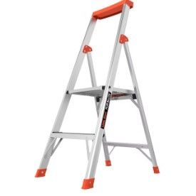 Photo 1 of *MINOR DAMAGE*
Little Giant Ladders Flip-N-Lite M4 4-ft Aluminum Type 1a- 300-lb Load 