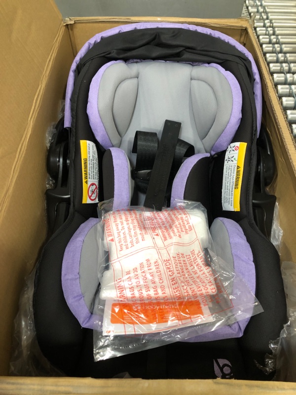 Photo 2 of Baby Trend Secure Snap Tech 35 Infant Car Seat, Lavender Ice 16.5x16.25x28.5 Inch (Pack of 1)