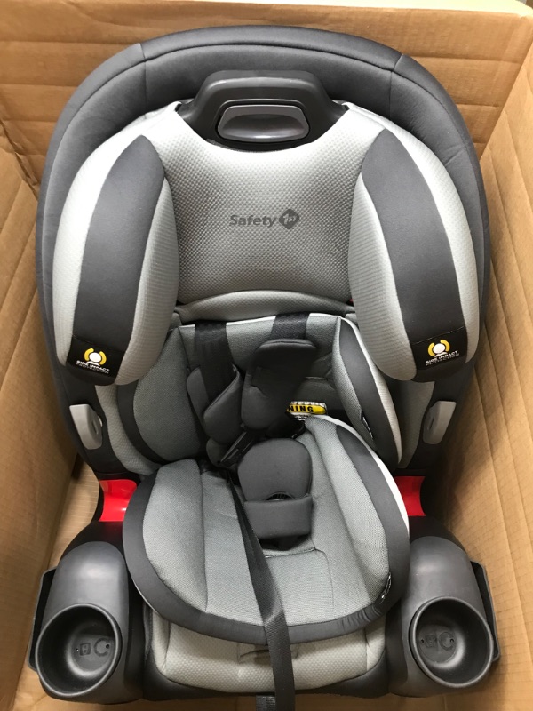 Photo 2 of 
Safety 1st Grow and Go All-in-One Convertible Car Seat,Rear-facing 5-40 pounds, Forward-facing 22-65 pounds, and Belt-positioning booster 40-100 pounds,...
Color:Carbon Ink
Style:Original