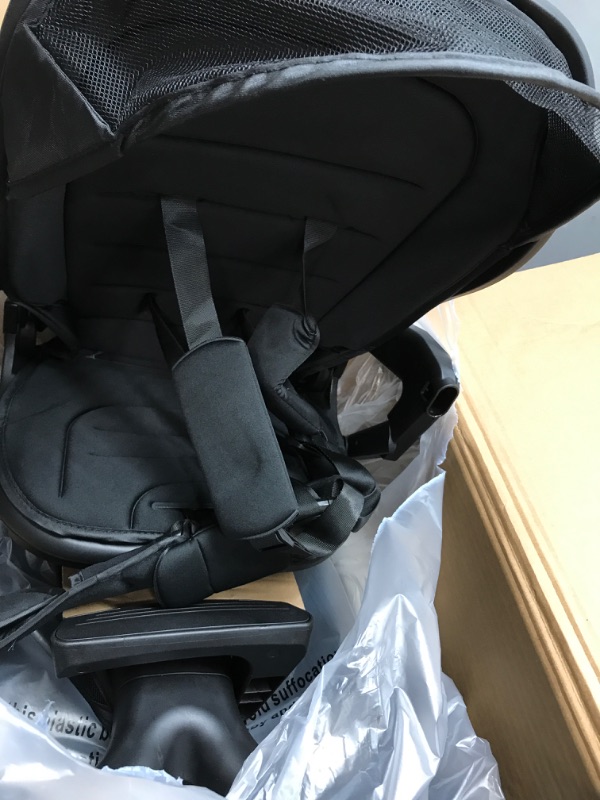 Photo 2 of Convenience Stroller Lightweight Stroller Fold Compact Travel Stroller Multiposition Recline, One-Hand Fold Baby Stroller, Cup Holder, Raincover Included