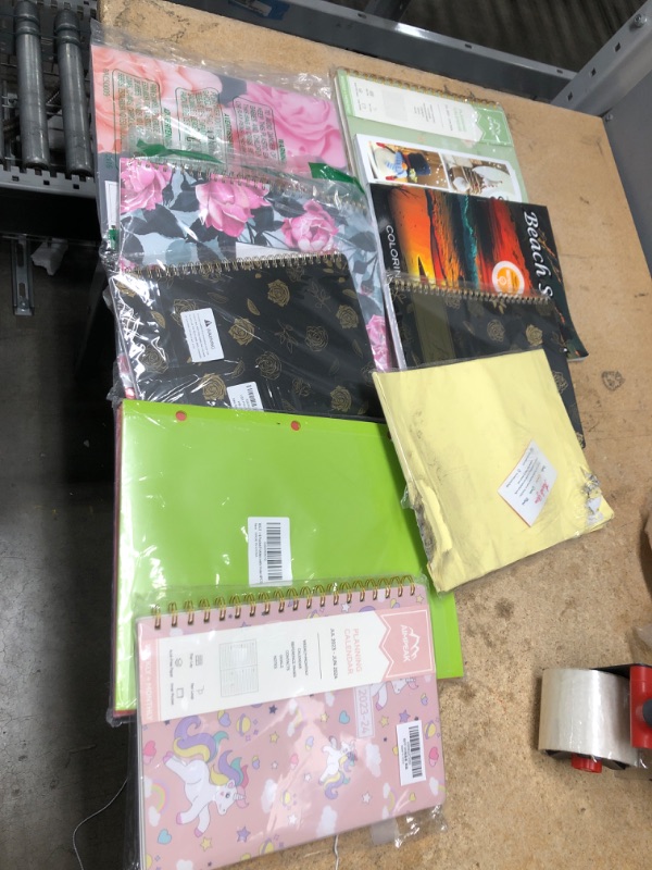 Photo 1 of bundle of 10 stationary folder and books 