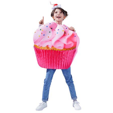 Photo 1 of 1051-M-L Boys Sugar Sweet Pink Cupcake Costume - Medium & Large
