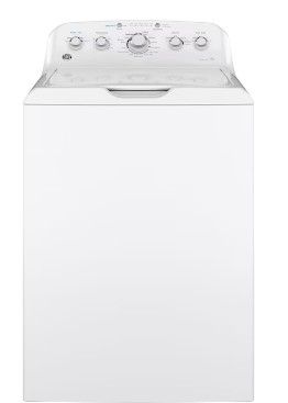 Photo 1 of GE 4.5-cu ft High Efficiency Agitator Top-Load Washer (White)
