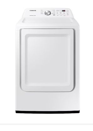Photo 1 of Samsung 7.2-cu ft Electric Dryer (White)