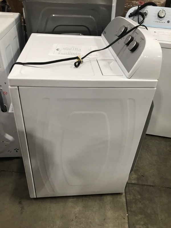 Photo 3 of Whirlpool 7-cu ft Reversible Side Swing Door Gas Dryer (White)