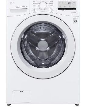 Photo 1 of LG 4.5-cu ft High Efficiency Stackable Front-Load Washer (White) ENERGY STAR
