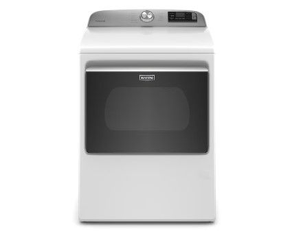 Photo 1 of Maytag Smart Capable 7.4-cu ft Hamper DoorSmart Gas Dryer (White)
