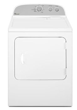 Photo 1 of Whirlpool 7-cu ft Reversible Side Swing Door Gas Dryer (White)
