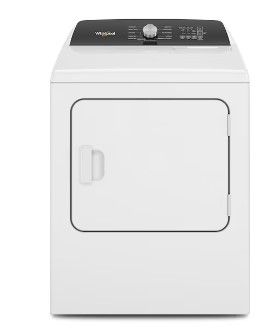 Photo 1 of Whirlpool 7-cu ft Steam Cycle Electric Dryer (White)
