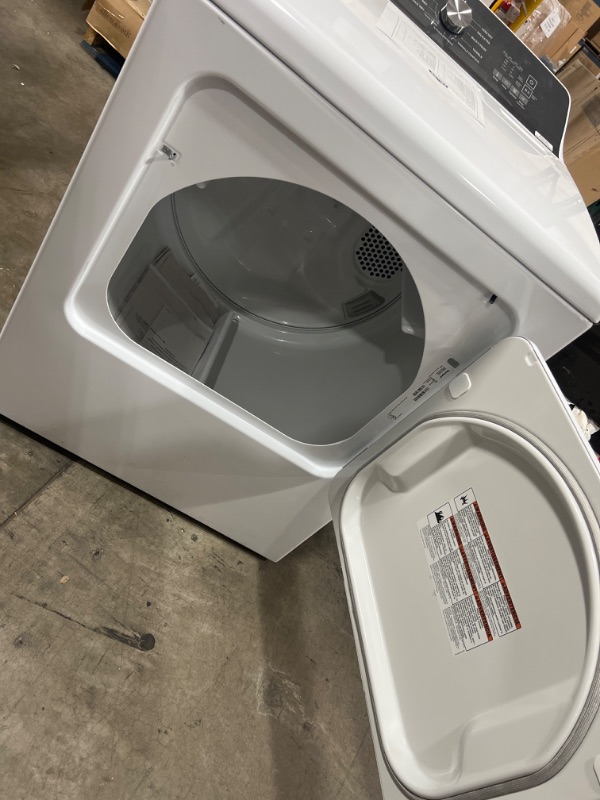 Photo 5 of Whirlpool 7-cu ft Steam Cycle Electric Dryer (White)
