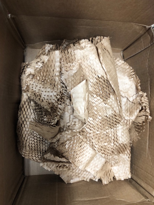 Photo 2 of AlexHome Honeycomb Packing Paper,15" W x165' L,Eco Friendly Biodegradable Bubble Cushioning Wrap,Products & Gifts & Moving Honeycomb Wrapping Paper,Recyclable Cushioning Packing Material - 15"x165' 15 in. x 165 ft. Brown