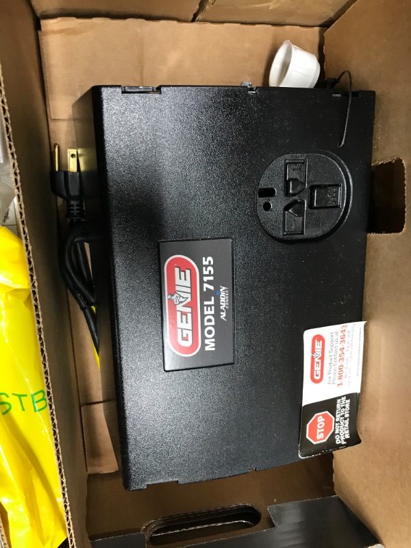 Photo 1 of Genie StealthDrive Connect Model 7155-TKV Smartphone-Controlled Ultra-Quiet Strong Belt Drive Garage Door Opener & GLEDB2-R2 2 Pack Garage Door Opener LED Light Bulb, 4000K Wi-Fi & Battery Backup Garage Door Opener + BULB