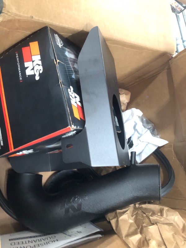 Photo 2 of K&N Cold Air Intake Kit: Increase Acceleration & Engine Growl, Guaranteed to Increase Horsepower up to 21HP: Compatible 5.7L, V8, 2005-2015 Dodge/Chrysler (Challenger, Charger, Magnum, 300C), 57-1542 50 State Legal