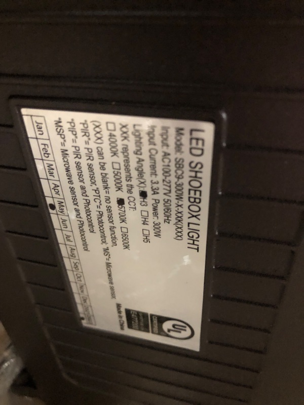 Photo 3 of 300W LED Parking Lot Pole Lights, 42000LM(140LM/W), 5700K Daylight 1000W MH Equiv. Commercial Street/Area/Pole Lighting Fixtures for Parking Lot, Street, Walkway DLC & UL Listed 300W (5700K) Slip Fitter Mount