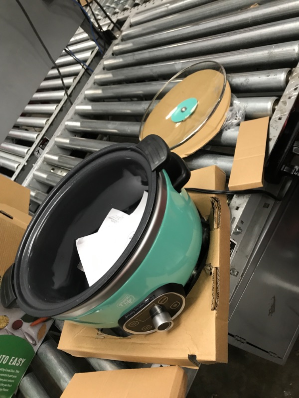 Photo 2 of ***POWERS ON - UNABLE TO TEST FURTHER***
GreenLife Cook Duo Healthy Ceramic Nonstick 6QT Slow Cooker, Turquoise