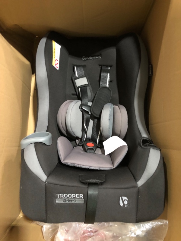 Photo 2 of **USED** **SEE NOTES** Baby Trend Trooper 3-in-1 Convertible Car Seat, Dash Black