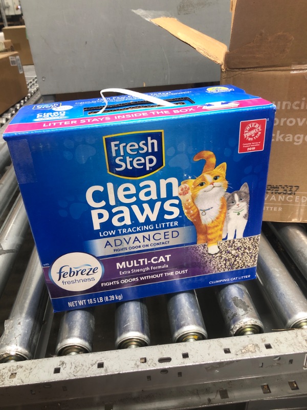 Photo 2 of 2 Pack Fresh Step Advanced Clean Paws Multi Cat 18.5lb 18.5 lb Advanced Clean Paws