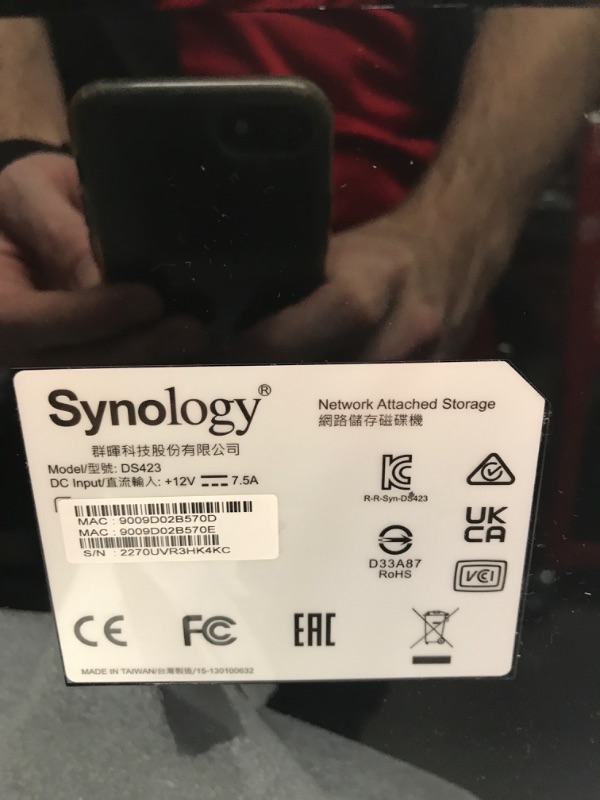 Photo 6 of Synology 4-Bay DiskStation DS423 (Diskless)