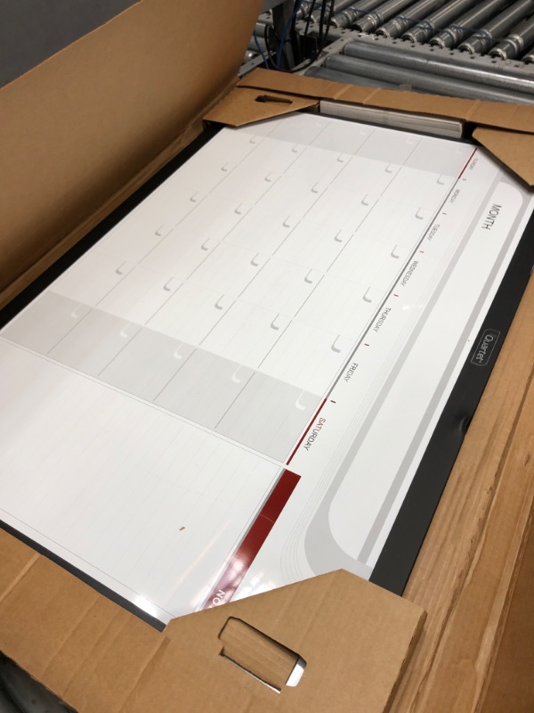 Photo 2 of Quartet Dry Erase Calendar Board, Planner, Magnetic Whiteboard, 3' x 2', Yearly, Total Erase Surface, Prestige 2 (CP32P2)