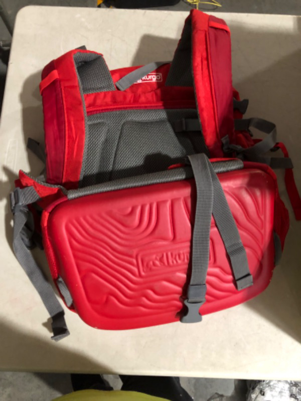 Photo 3 of **LOOKS NEW** **SEE PHOTOS** Kurgo Dog Carrier Backpack (G-Train) Chili Red