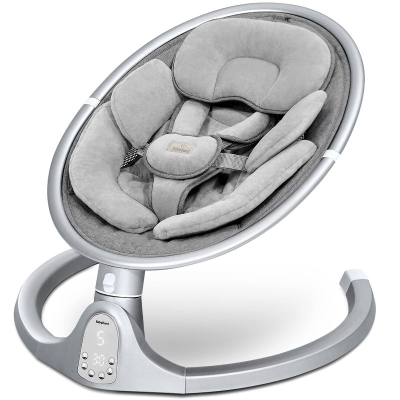 Photo 1 of ***REMOTE AND POWER CORD MISSING - UNABLE TO TEST***
BabyBond Baby Swings for Infants, Bluetooth Infant Swing with 10 Preset Lullabies