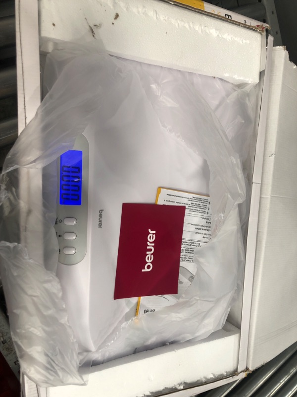 Photo 1 of Beurer BY90 Baby Scale, Pet Scale, Digital, with Measuring Tape, tracking weight with App | For: Infant, Newborn, Toddler /Puppy, Cat - Animals | LCD Display, weighs Lbs/Kg/Oz Highly accurate with Bluetooth/measuring Tape