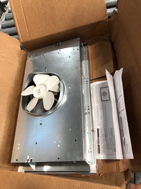 Photo 2 of Broan-NuTone PM300SS Custom Power Pack Range Hood Insert with 2-Speed Exhaust Fan and Light, 300 Max Blower CFM, Stainless Steel, 21-Inch Built Stainless Steel 300 CFM