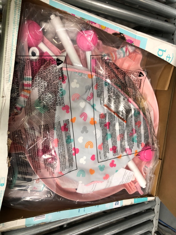 Photo 1 of Bright Starts Disney Baby Minnie Mouse Activity Jumper - Forever Besties with Lights and Melodies, 6 Months + Minnie Mouse Forever Besties