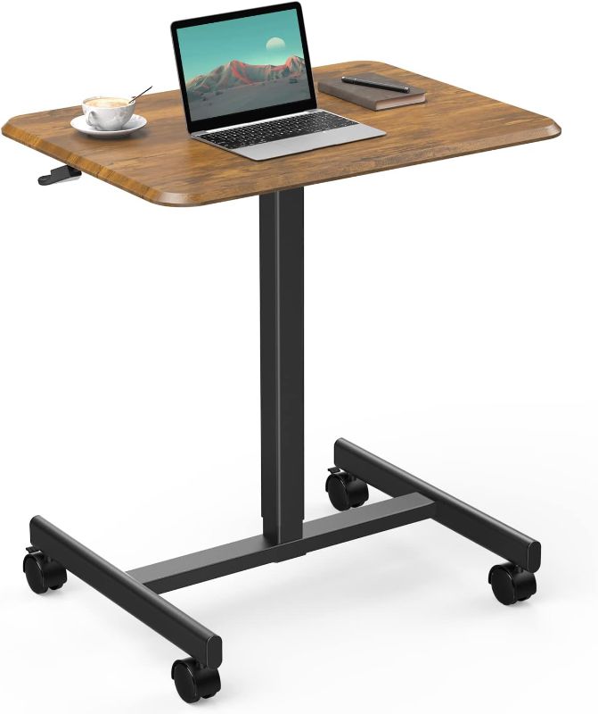 Photo 1 of **MAIN MIDDLE SUPPORT BEAM IS BROKEN** FOR PARTS 
Sweetcrispy Small Mobile Rolling Standing Desk