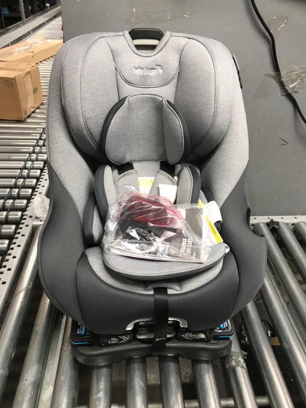 Photo 2 of Baby Jogger City Turn Rotating Convertible Car Seat | Unique Turning Car Seat Rotates for Easy in and Out, Phantom Grey