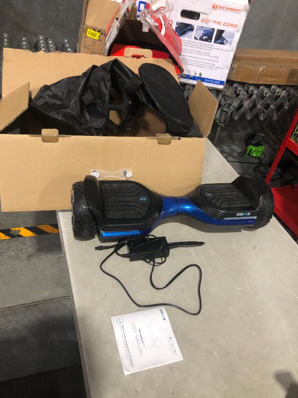 Photo 2 of ***NOT FUNCTIONAL - FOR PARTS - NONREFUNDABLE***
Hover-1 Superfly Electric Hoverboard, 7MPH Top Speed, 6 Mile Range, Blue