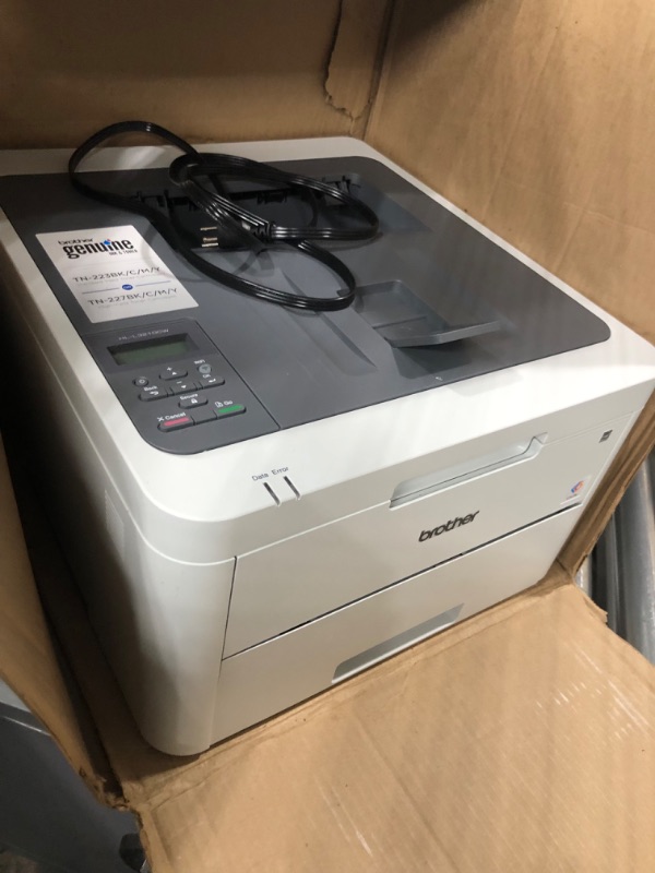 Photo 4 of Brother HL-L32 30CDW Series Compact Digital Wireless Color Laser Printer - Mobile Printing - Auto Duplex Printing - Ethernet & USB Connectivity - Print Up to 25 Pages/Min + HDMI Cable