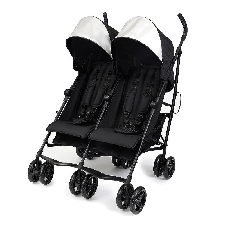 Photo 1 of 
Summer Infant 3Dlite Tandem Convenience Double Stroller – Lightweight Back-to-Back Stroller for Infants and Toddlers, Black
Style:3Dlite Tandem