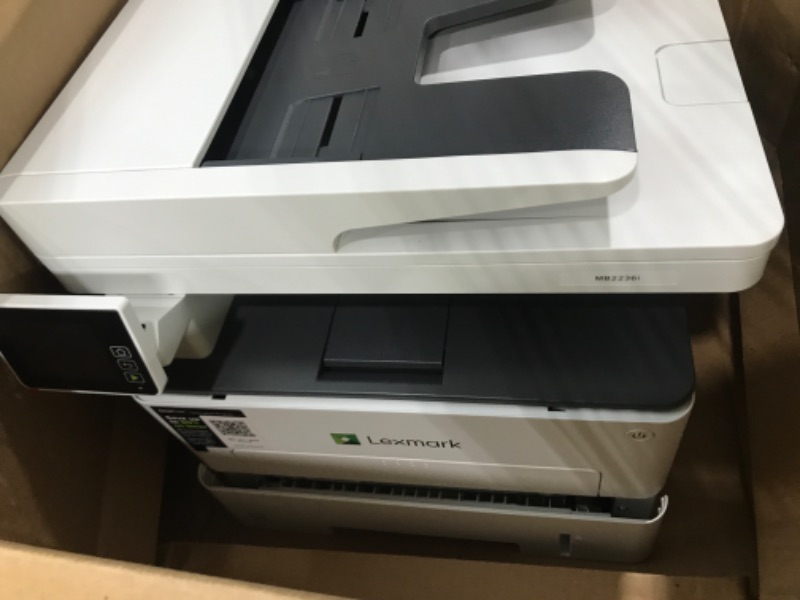 Photo 2 of Lexmark MB2236i Black and White All-in-One Printer with Touchscreen, Laser Device with Wireless Networking, Duplex Printing, Mobile-Friendly & Cloud Connection (3-Series)