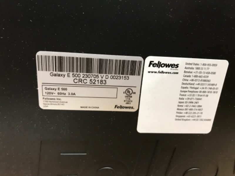 Photo 4 of Fellowes Galaxy Comb Binding System, 500 Sheets, 19-5/8w x 17-3/4d x 6-1/2h, Gray