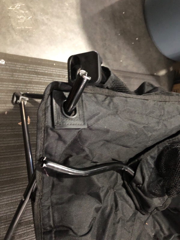 Photo 1 of ***ARMREST SNAPPED - SEE PICTURES***
Coleman Portable Camping Chair with 4-Can Cooler, Black