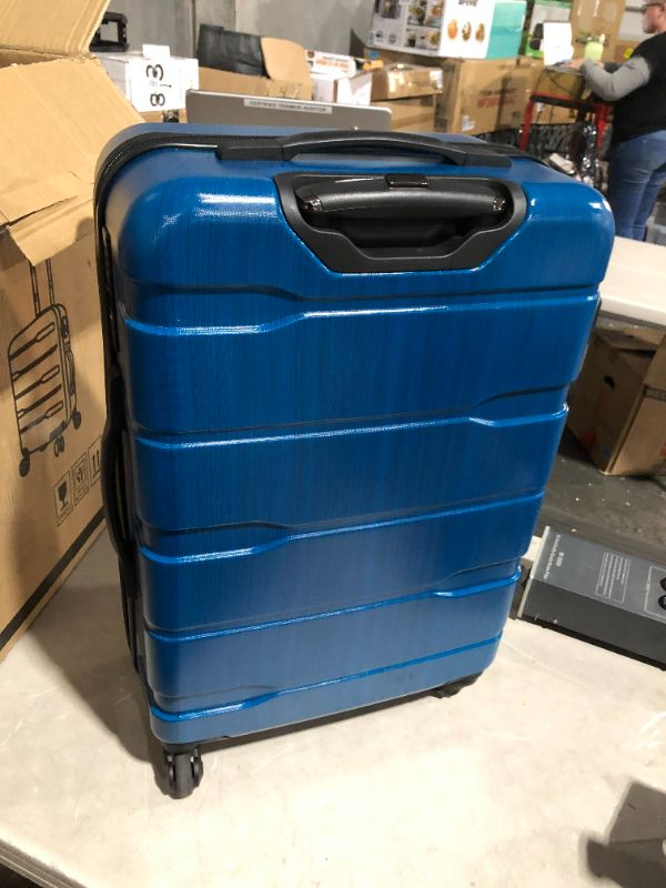 Photo 2 of ***SCUFFED AND SCRAPED***
Coolife Luggage Expandable (24") Suitcase PC+ABS Spinner Built-In TSA lock Blue