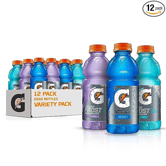 Photo 1 of **EXPIRES DEC 16/2023** Gatorade Original Thirst Quencher 3-Flavor Frost Variety Pack, 20 Fl Ounce - Pack of 12`