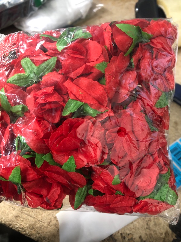 Photo 2 of bag of red flowers