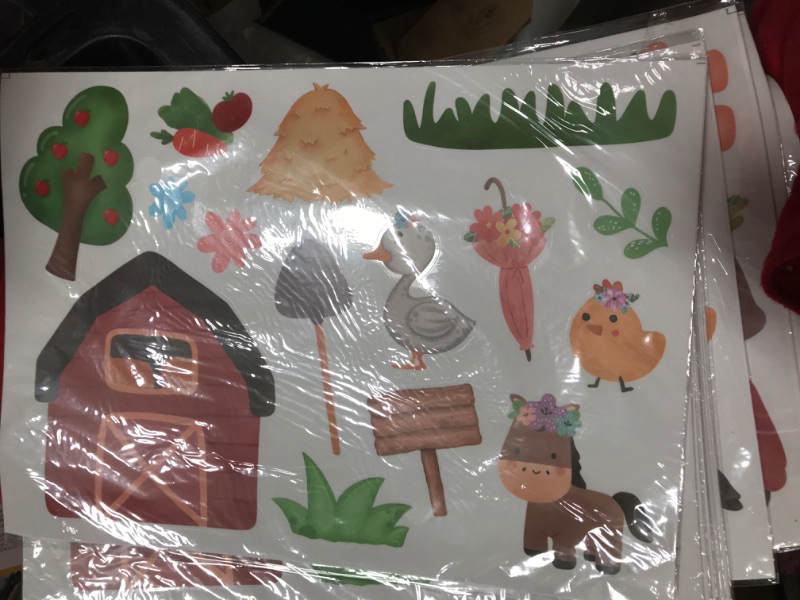 Photo 1 of 15 farm animal stickers