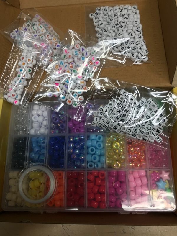 Photo 1 of  Beads for Bracelets,Color Beads for Hair Braids,Making Jewelry Necklace