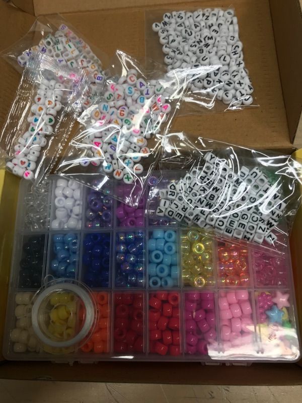 Photo 1 of Beads for Bracelets,Color Beads for Hair Braids,Making Jewelry Necklace